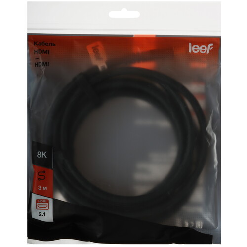 Купить Кабель  Leef HDMI - HDMI, 3 м  5626086. Характеристики, отзывы и цены в Донецке