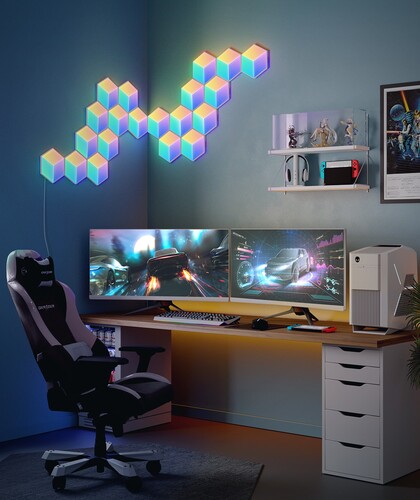 Купить Светодиодная панель Govee Glide Hexa Pro серый  5488153. Характеристики, отзывы и цены в Донецке