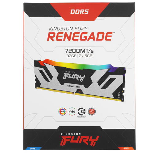 Купить Оперативная память Kingston FURY Renegade Silver RGB  5090202. Характеристики, отзывы и цены в Донецке