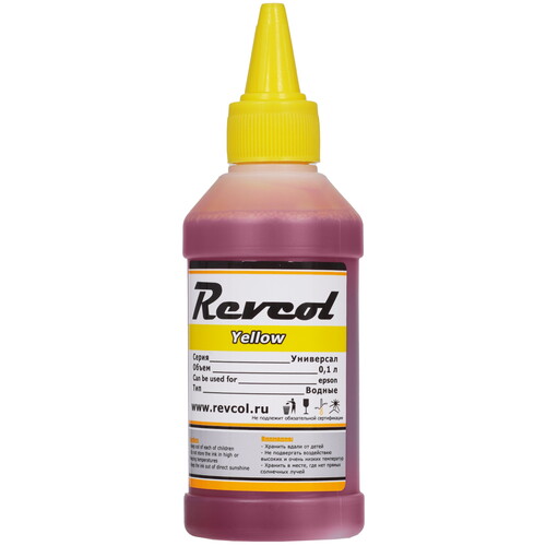 Купить Чернила водорастворимые Revcol R-E-0.1-YD желтый  9156486. Характеристики, отзывы и цены в Донецке