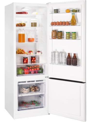 Купить Холодильник с морозильником   NORD NRB 124 W белый  9291850. Характеристики, отзывы и цены в Донецке