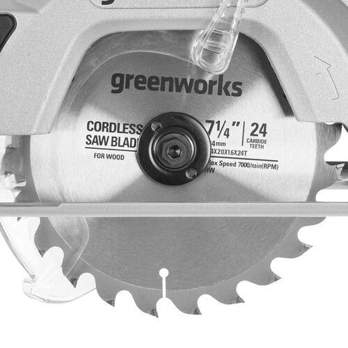 Купить Пила дисковая GreenWorks GD24CS 24V  5310165. Характеристики, отзывы и цены в Донецке