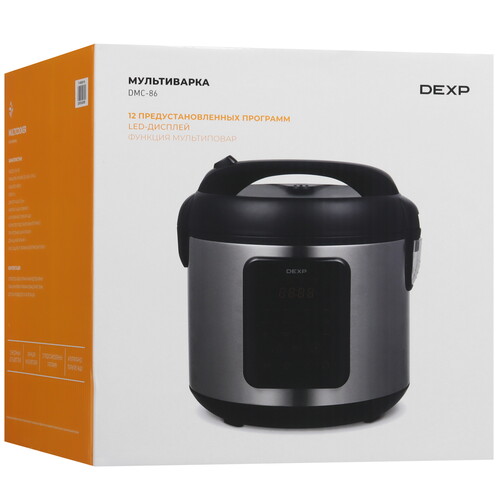 Купить Мультиварка DEXP DMC-86 серый  9057710. Характеристики, отзывы и цены в Донецке