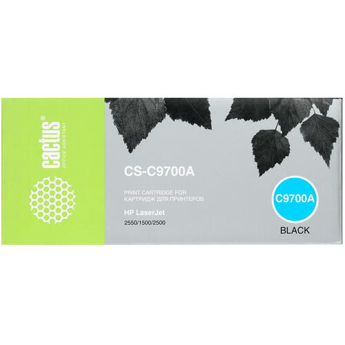 Купить Картридж лазерный Cactus CS-C9700A черный, с чипом  7939250. Характеристики, отзывы и цены в Донецке