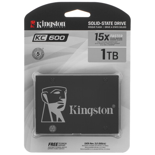 Купить 1024 ГБ 2.5" SATA накопитель Kingston KC600 [SKC600/1024G]  5062703. Характеристики, отзывы и цены в Донецке